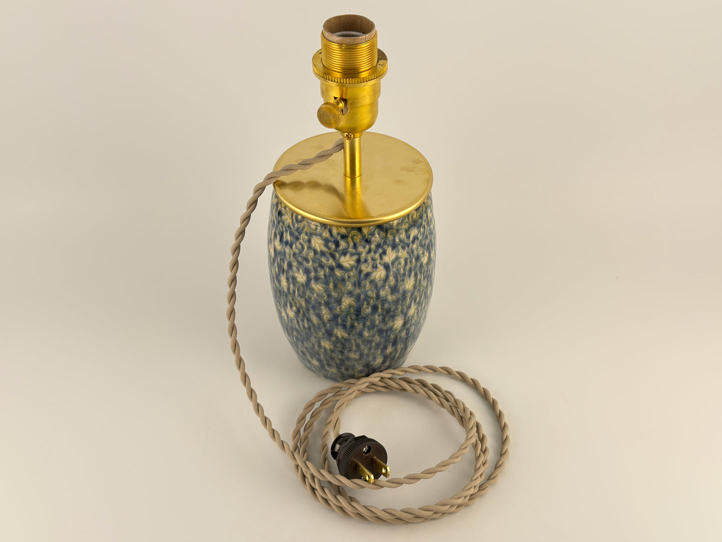 Handcrafted Ceramic Table Lamp | Warm Cottage Timeless Farmhouse & Statement Accent Lamp