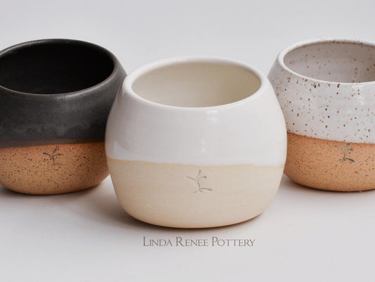 Handmade ceramic salt cellar with spoon, wheel thrown pottery, minimalist kitchen pottery for everyday cooking
