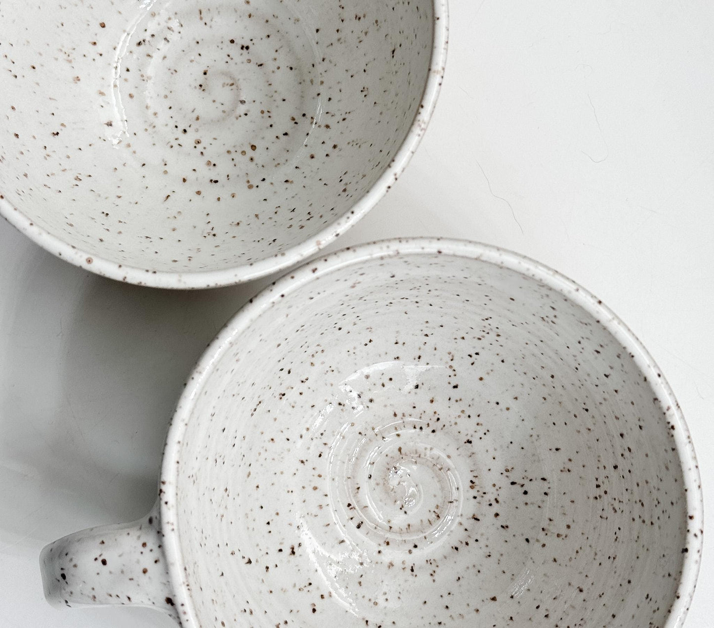 Handmade Ceramic Latte Mug | Large 16–18 oz | Homespun Collection