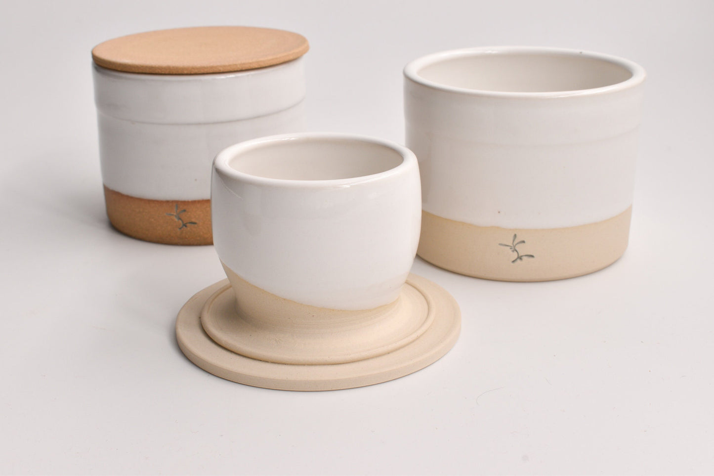Handmade Ceramic Butter Crock | French Butter Keeper for Soft Butter