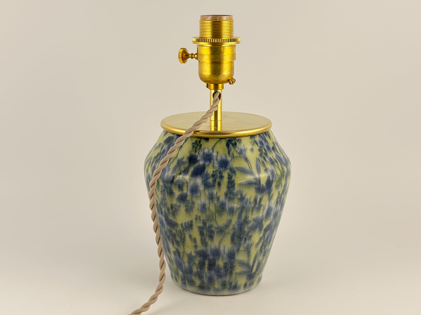 Handcrafted Ceramic Table Lamp | Warm Cottage Timeless Farmhouse & Statement Accent Lamp