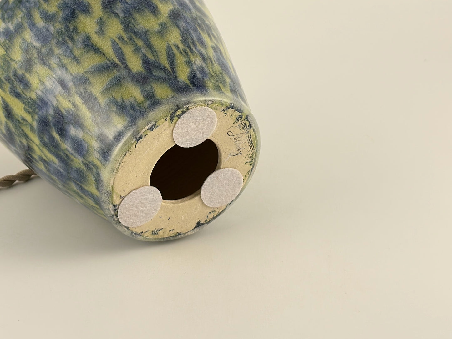 Handcrafted Ceramic Table Lamp | Warm Cottage Timeless Farmhouse & Statement Accent Lamp
