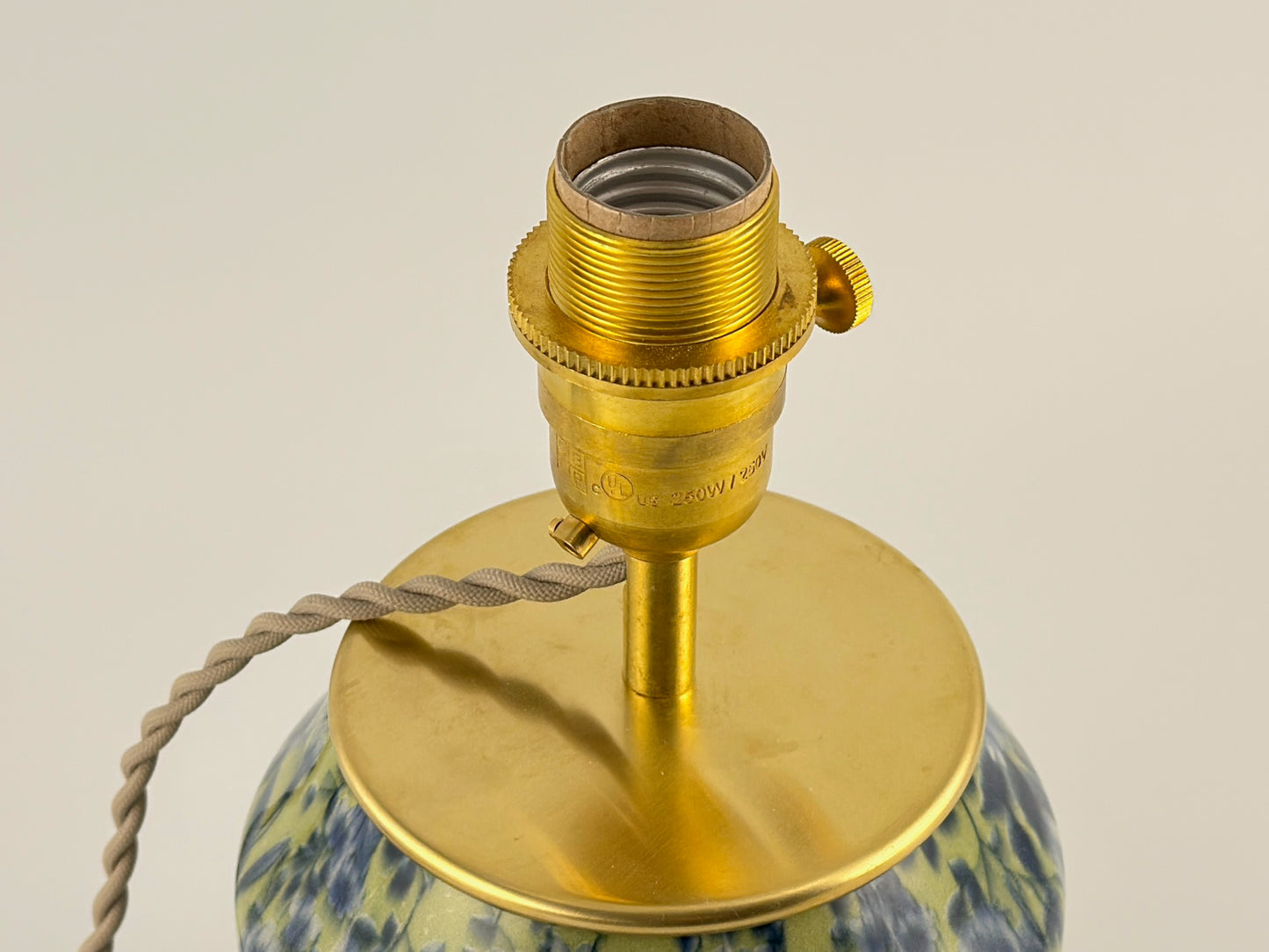 Handcrafted Ceramic Table Lamp | Warm Cottage Timeless Farmhouse & Statement Accent Lamp