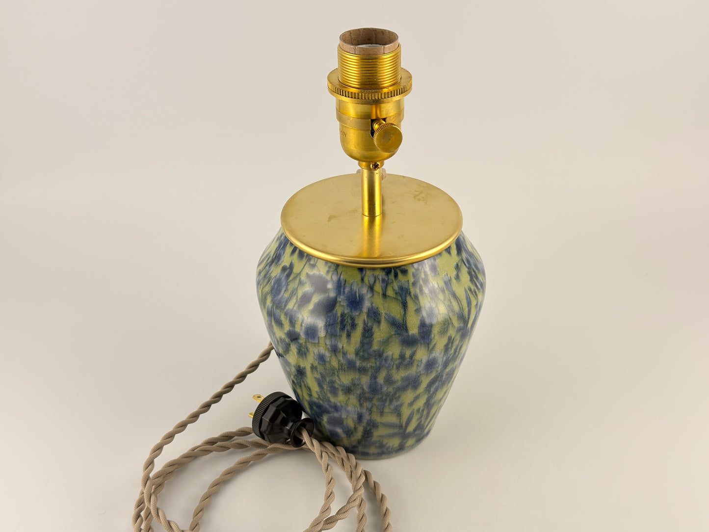 Handcrafted Ceramic Table Lamp | Warm Cottage Timeless Farmhouse & Statement Accent Lamp
