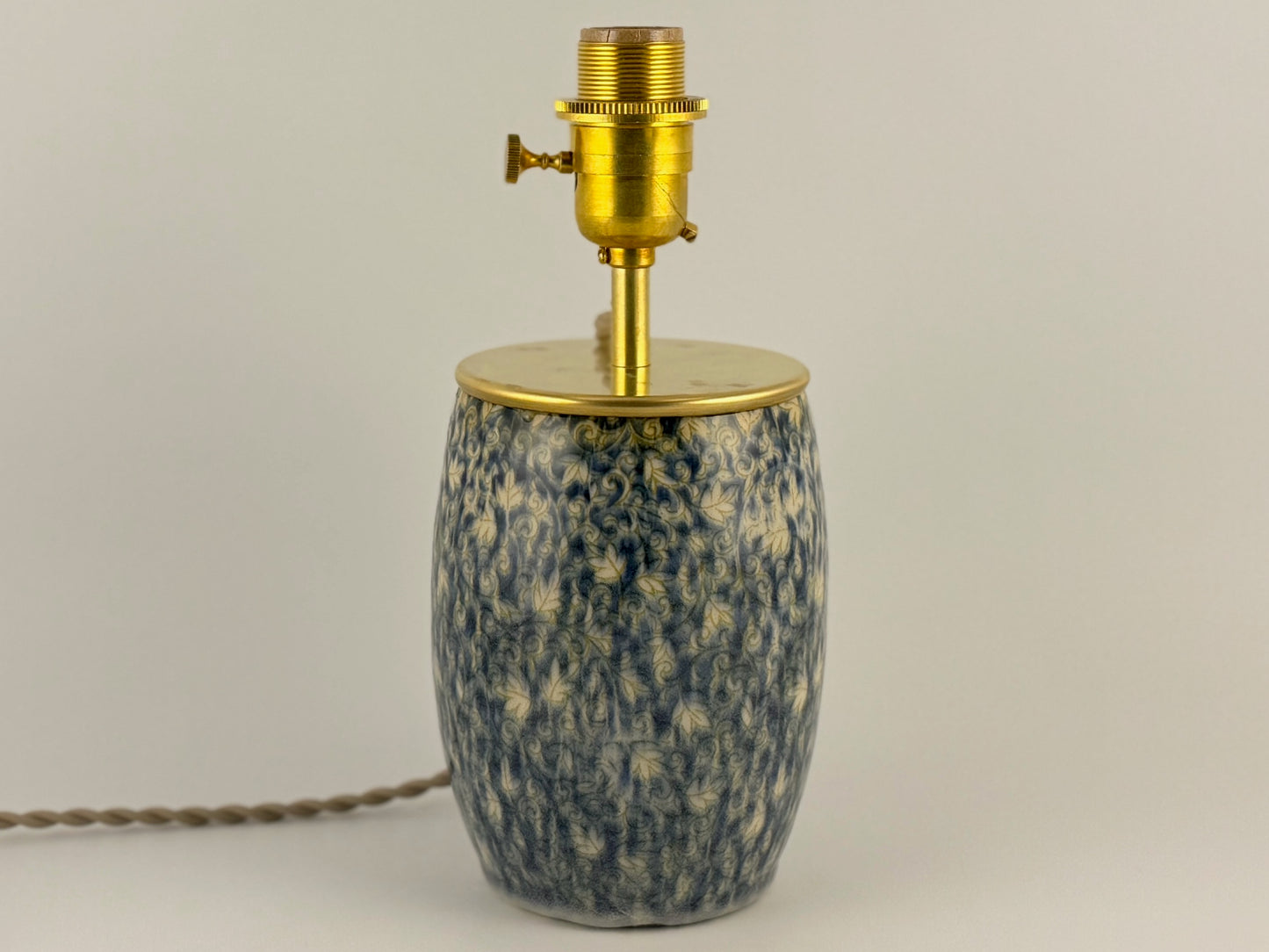 Handcrafted Ceramic Table Lamp | Warm Cottage Timeless Farmhouse & Statement Accent Lamp