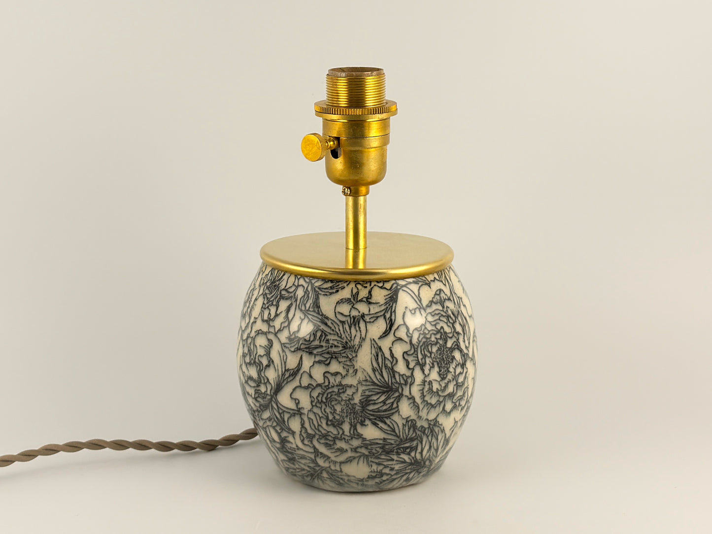 Handcrafted Ceramic Table Lamp | Warm Cottage Timeless Farmhouse & Statement Accent Lamp