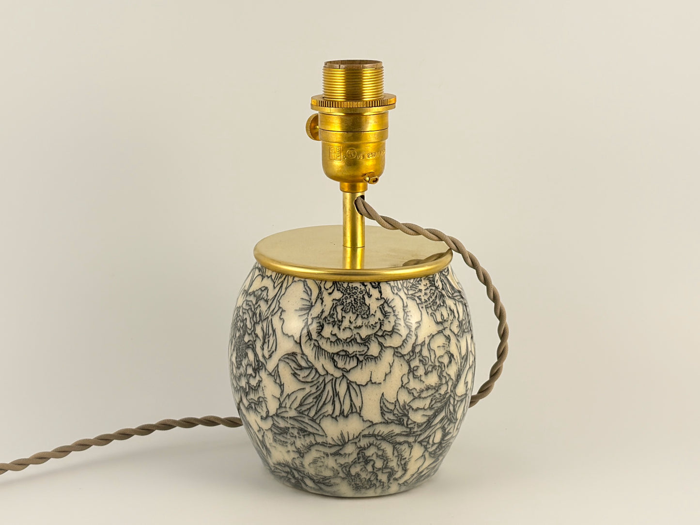 Handcrafted Ceramic Table Lamp | Warm Cottage Timeless Farmhouse & Statement Accent Lamp