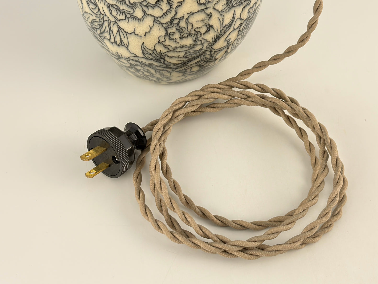 Handcrafted Ceramic Table Lamp | Warm Cottage Timeless Farmhouse & Statement Accent Lamp