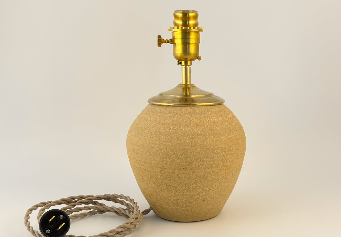 Handcrafted Ceramic Table Lamp | Warm Cottage Timeless Farmhouse & Statement Accent Lamp
