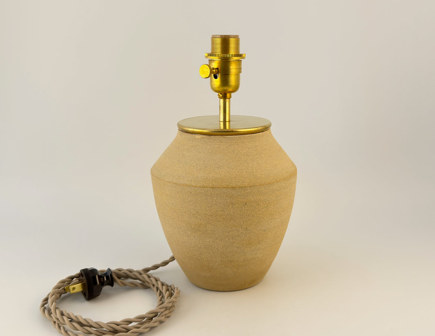 Handcrafted Ceramic Table Lamp | Warm Cottage Timeless Farmhouse & Statement Accent Lamp