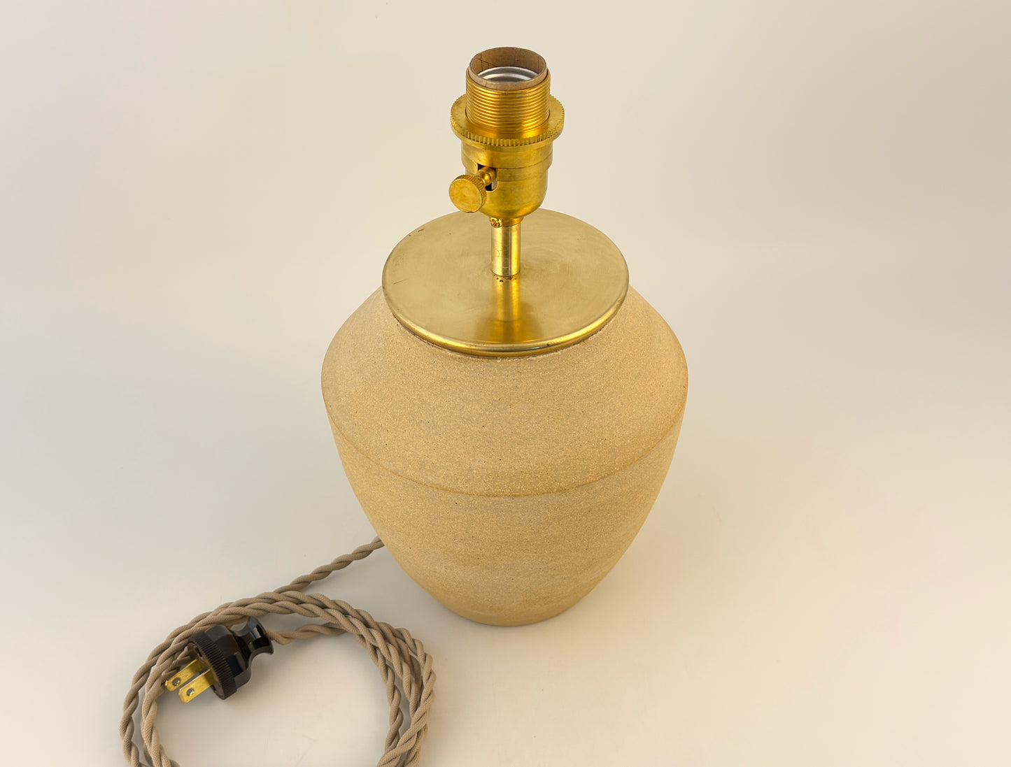 Handcrafted Ceramic Table Lamp | Warm Cottage Timeless Farmhouse & Statement Accent Lamp