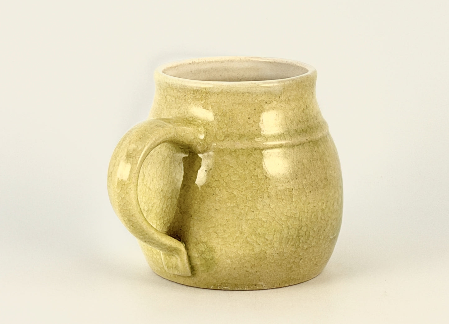 Pastel Crackle Glaze Ceramic Mugs – 16 oz Handmade Spring Coffee Cups, Singular Pieces Collection