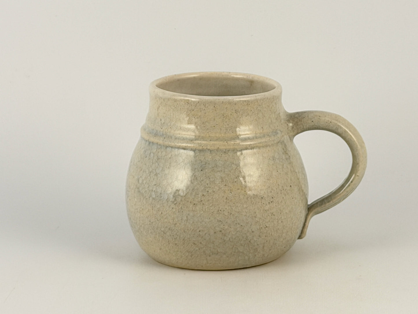 Pastel Crackle Glaze Ceramic Mugs – 16 oz Handmade Spring Coffee Cups, Singular Pieces Collection