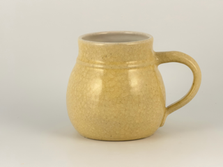 Pastel Crackle Glaze Ceramic Mugs – 16 oz Handmade Spring Coffee Cups, Singular Pieces Collection
