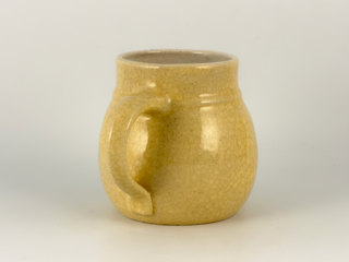Pastel Crackle Glaze Ceramic Mugs – 16 oz Handmade Spring Coffee Cups, Singular Pieces Collection