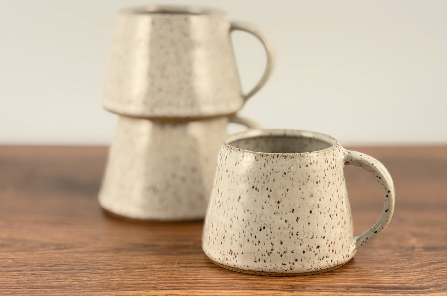Handcrafted Ceramic Mug | 12 oz Farmhouse Minimalist Pottery