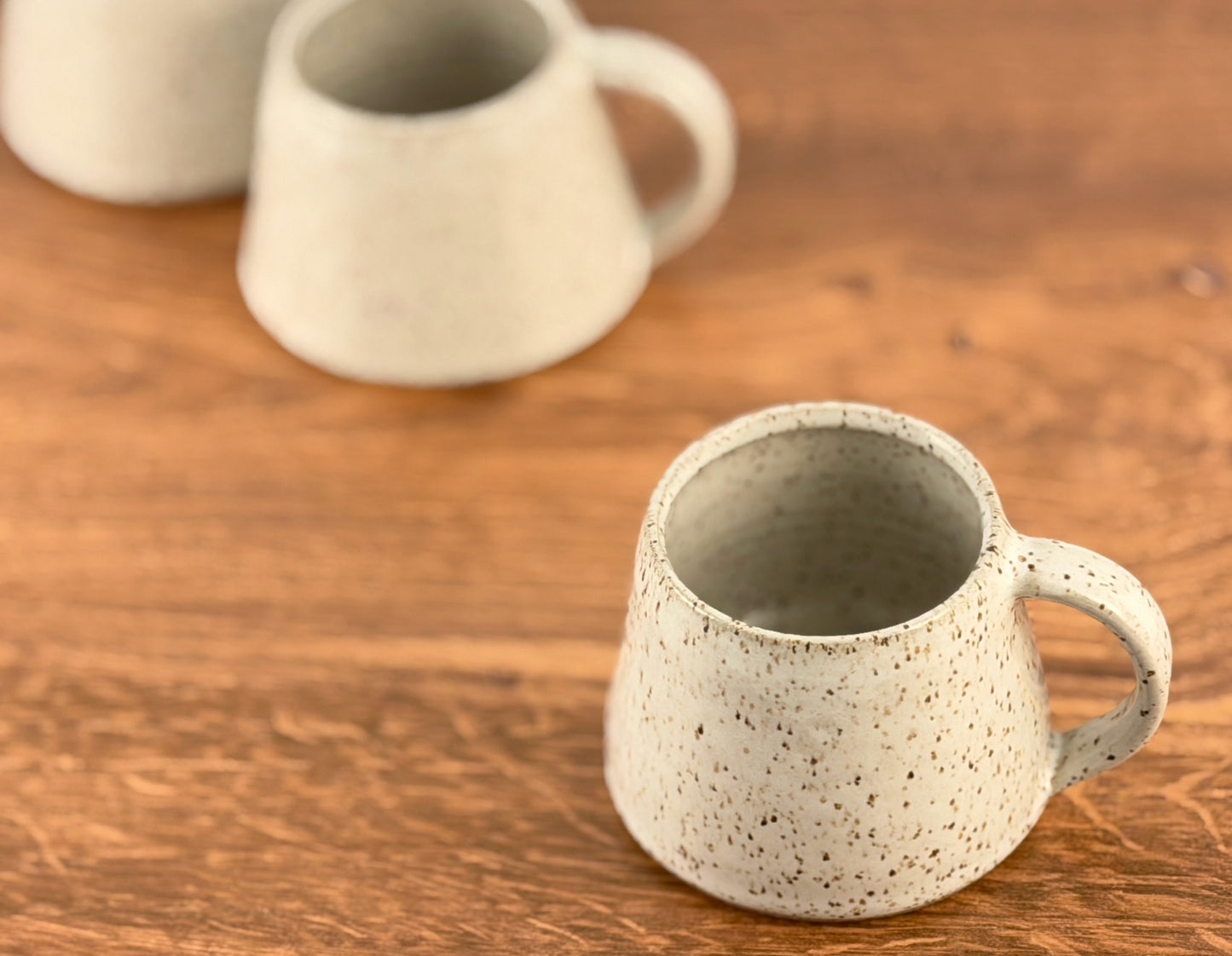 Handcrafted Ceramic Mug | 12 oz Farmhouse Minimalist Pottery