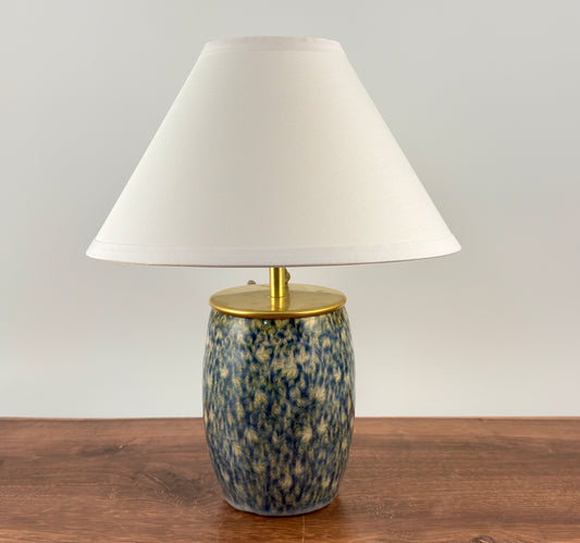 Handcrafted Ceramic Table Lamp | Warm Cottage Timeless Farmhouse & Statement Accent Lamp