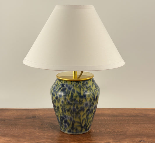 Handcrafted Ceramic Table Lamp | Warm Cottage Timeless Farmhouse & Statement Accent Lamp