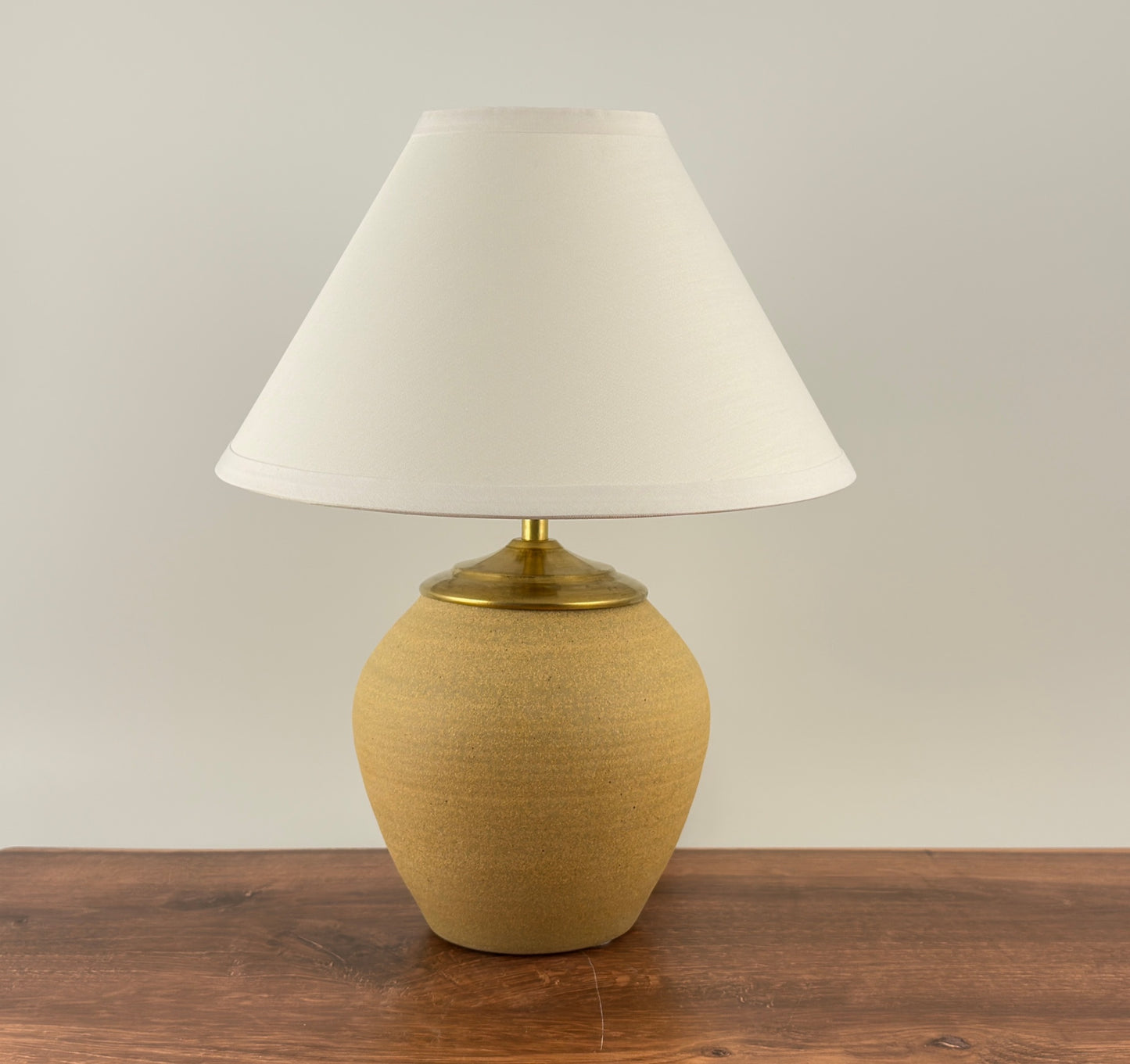 Handcrafted Ceramic Table Lamp | Warm Cottage Timeless Farmhouse & Statement Accent Lamp