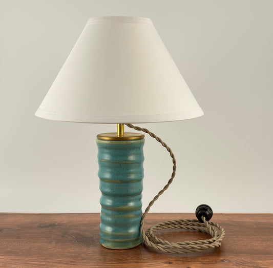 Handcrafted Ceramic Table Lamp | Warm Cottage Timeless Farmhouse & Statement Accent Lamp