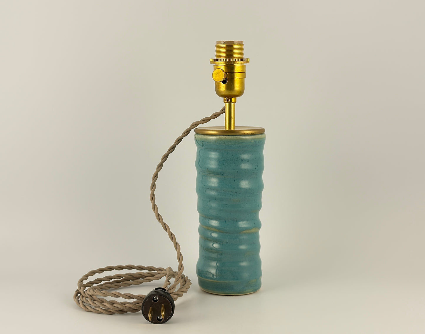 Handcrafted Ceramic Table Lamp | Warm Cottage Timeless Farmhouse & Statement Accent Lamp