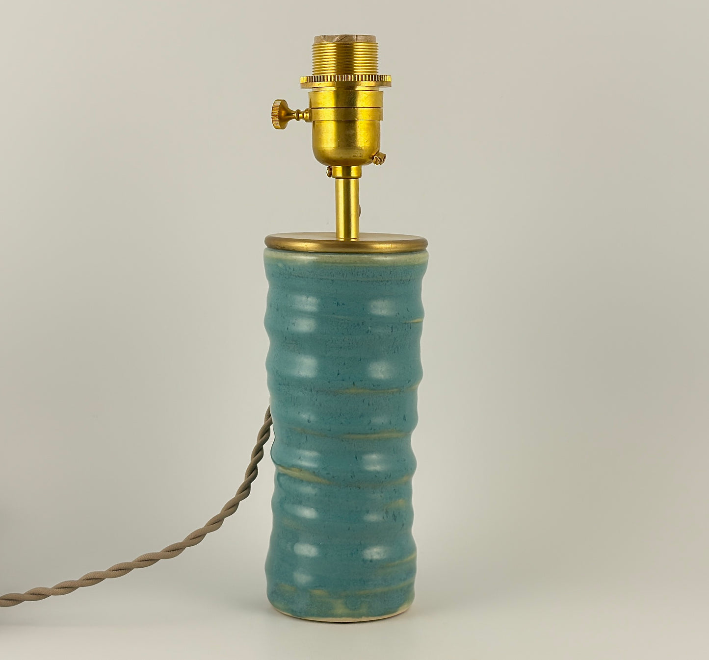 Handcrafted Ceramic Table Lamp | Warm Cottage Timeless Farmhouse & Statement Accent Lamp