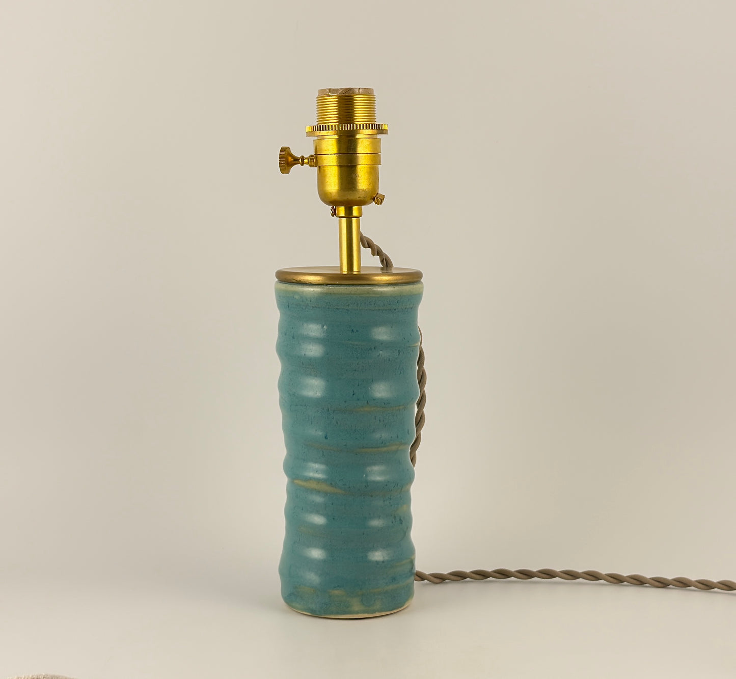 Handcrafted Ceramic Table Lamp | Warm Cottage Timeless Farmhouse & Statement Accent Lamp