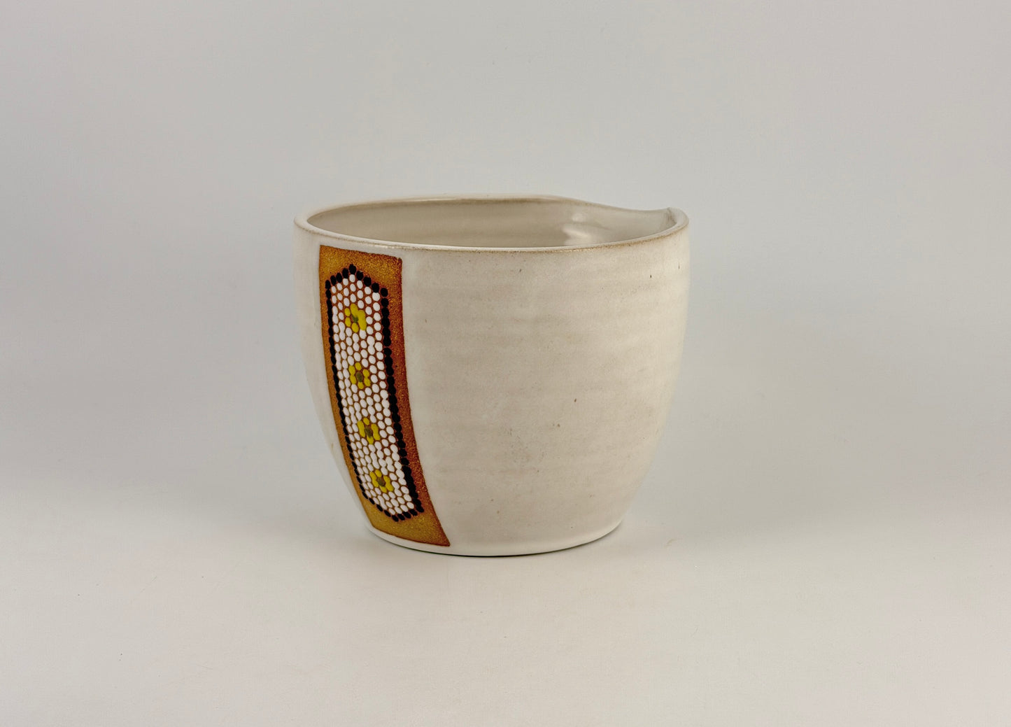 Tessera Collection Batter Bowl | One of a Kind Geometric Pottery