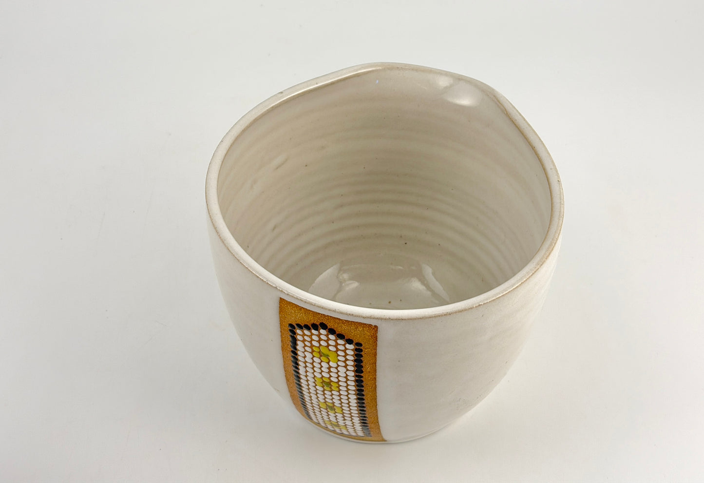 Tessera Collection Batter Bowl | One of a Kind Geometric Pottery