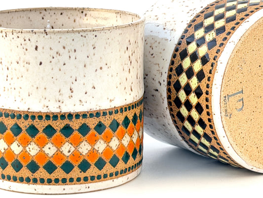 Tessera Collection Mug | One of a Kind Geometric Pottery