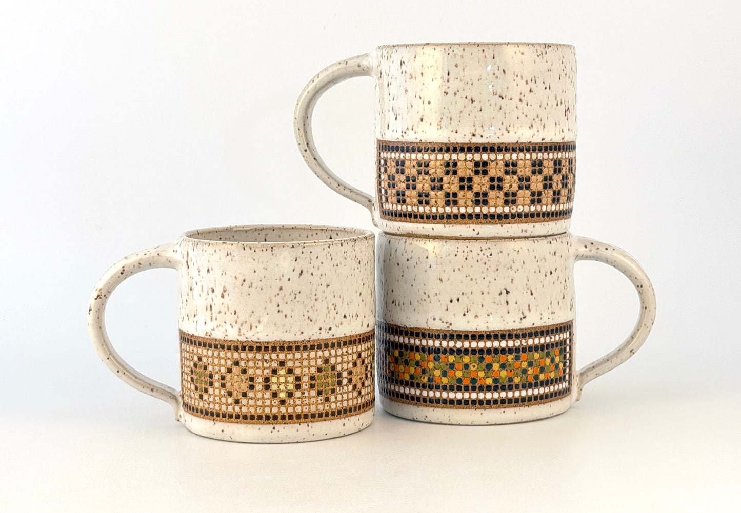 Tessera Collection Mug | One of a Kind Geometric Pottery