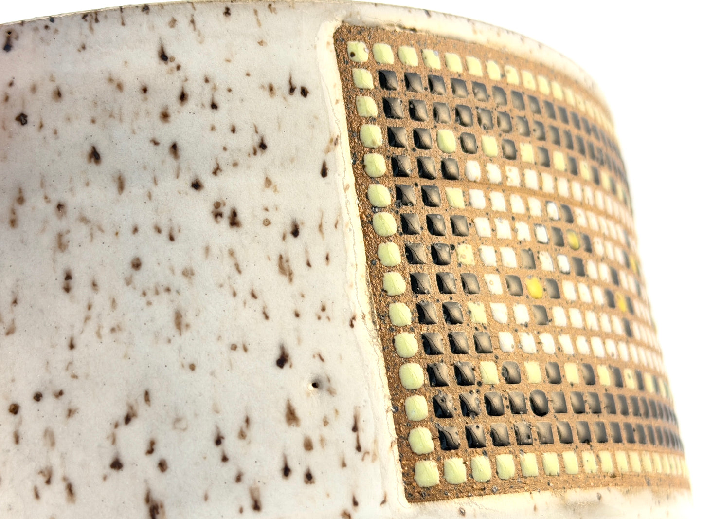 Tessera Collection Pet Bowl | One of a Kind Geometric Pottery
