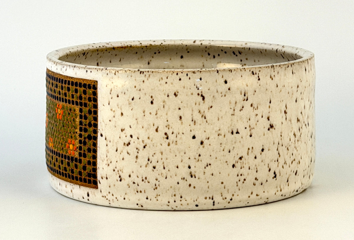 Tessera Collection Pet Bowl | One of a Kind Geometric Pottery