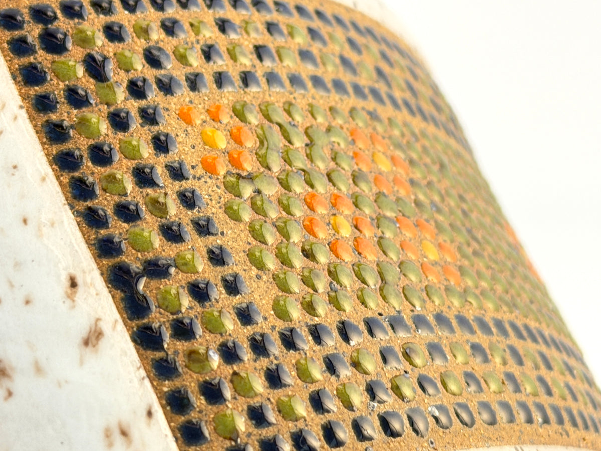 Tessera Collection Pet Bowl | One of a Kind Geometric Pottery