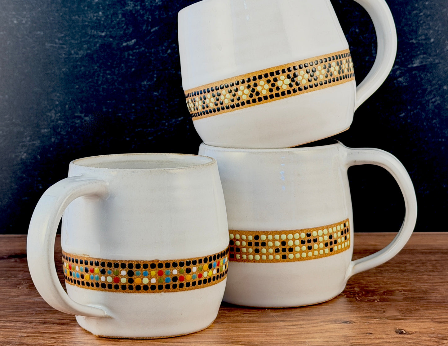 Tessera Collection Mug | One of a Kind Geometric Pottery