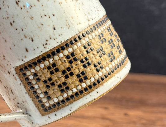 Tessera Collection Mug | One of a Kind Geometric Pottery