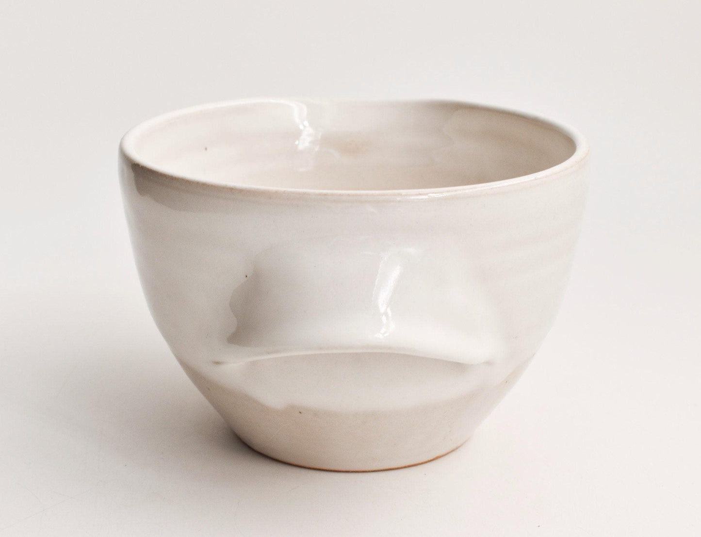 Homespun Batter Bowls | Handmade Mixing Bowls with Handle & Pour Spout | Set of 4 Sizes