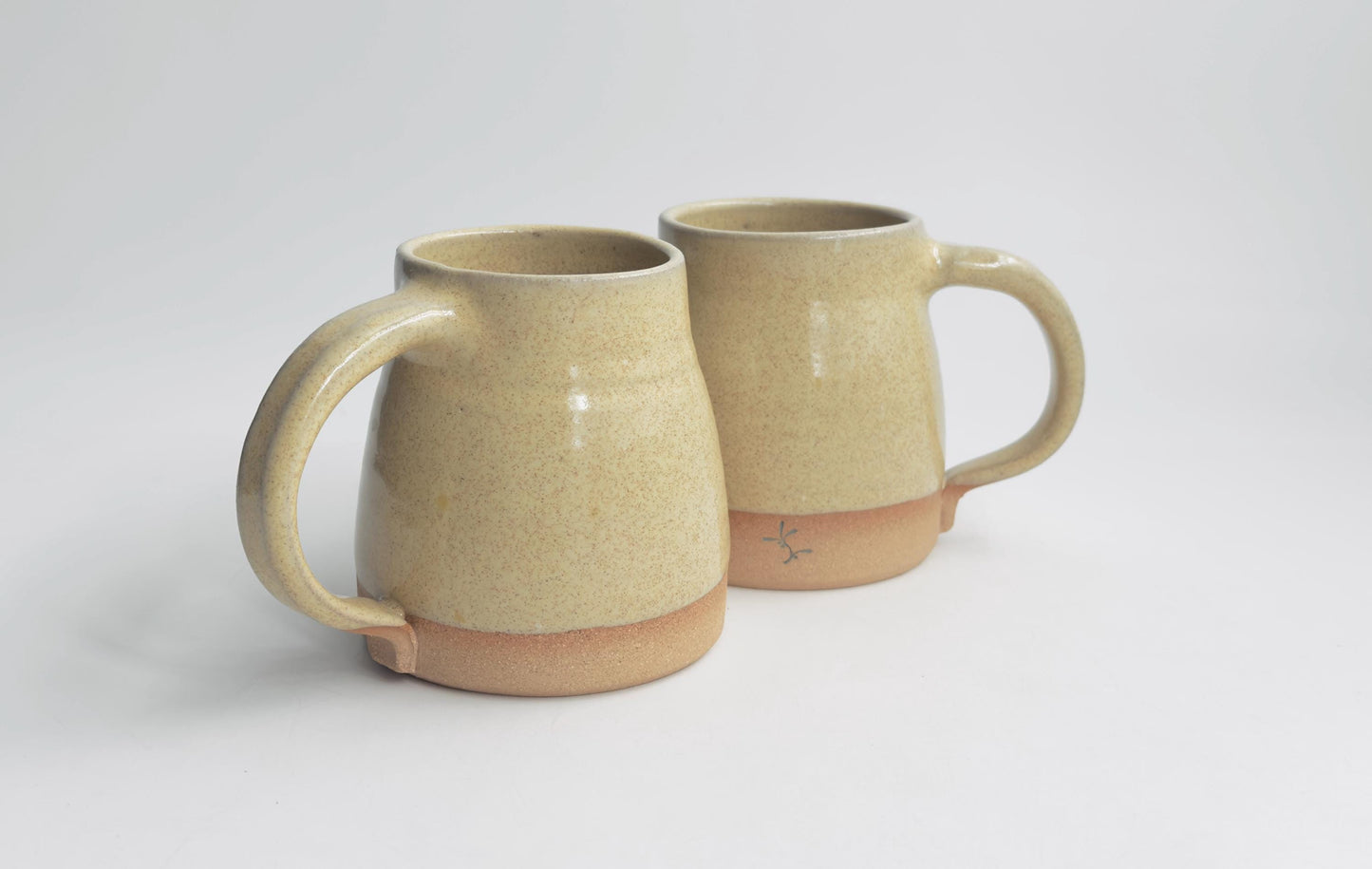 Handmade Pottery Mug Buttery Yellow Tea Cup, Homespun Collection