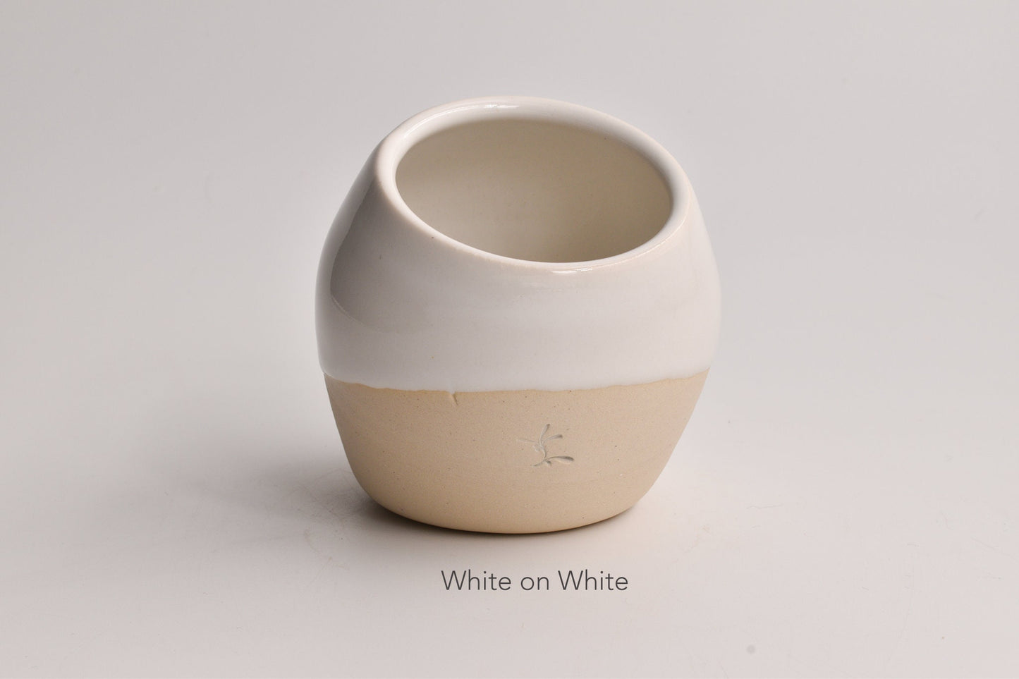 Handcrafted Ceramic Salt Cellar | Farmhouse Minimalist Kitchen Pottery