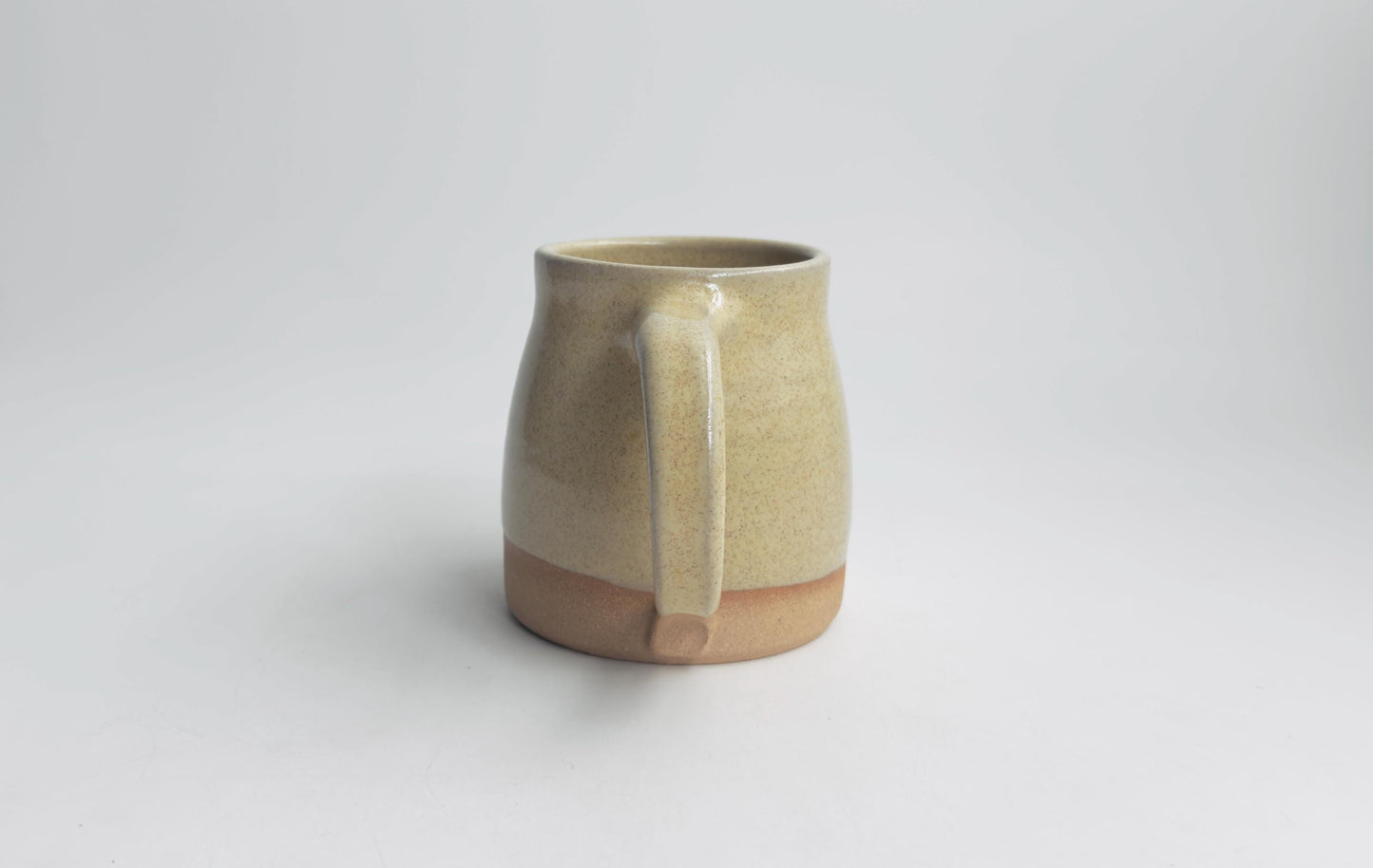 Handmade Pottery Mug Buttery Yellow Tea Cup, Homespun Collection
