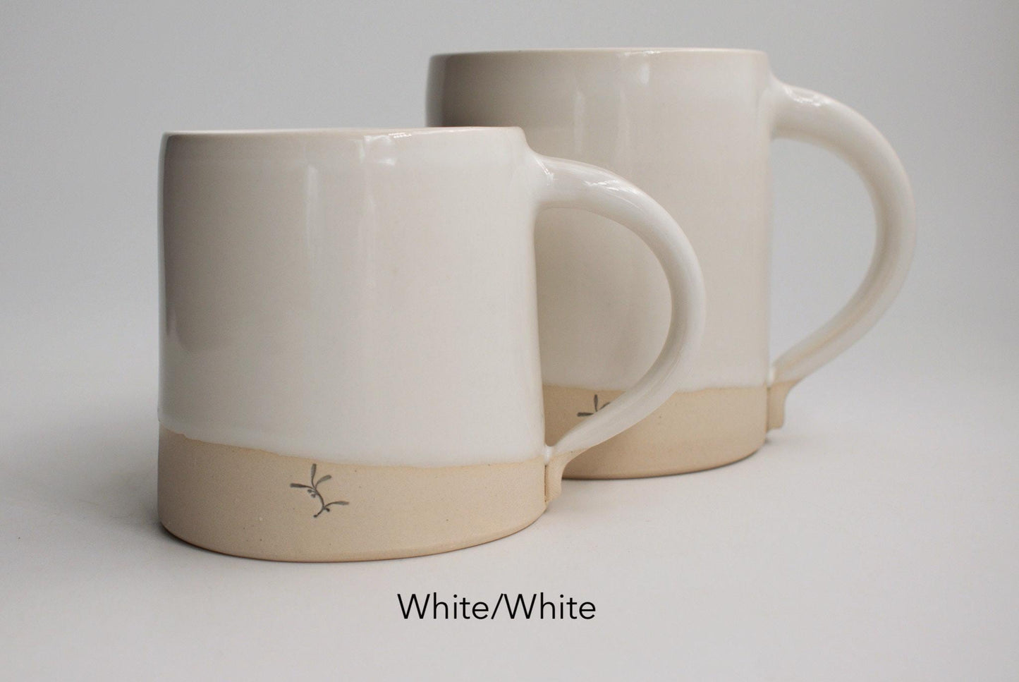 Handcrafted Ceramic Mug | 16 oz Farmhouse Minimalist Pottery